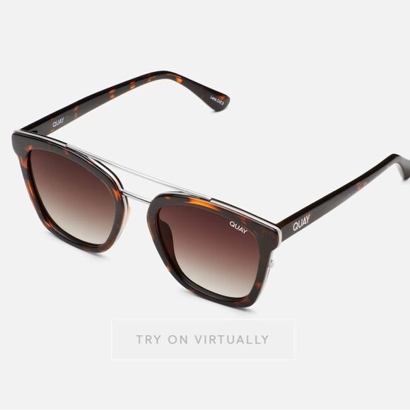 Quay SWEET DREAMS Rounded Square
Sunglasses with Brow Bar - Picture 2 of 6